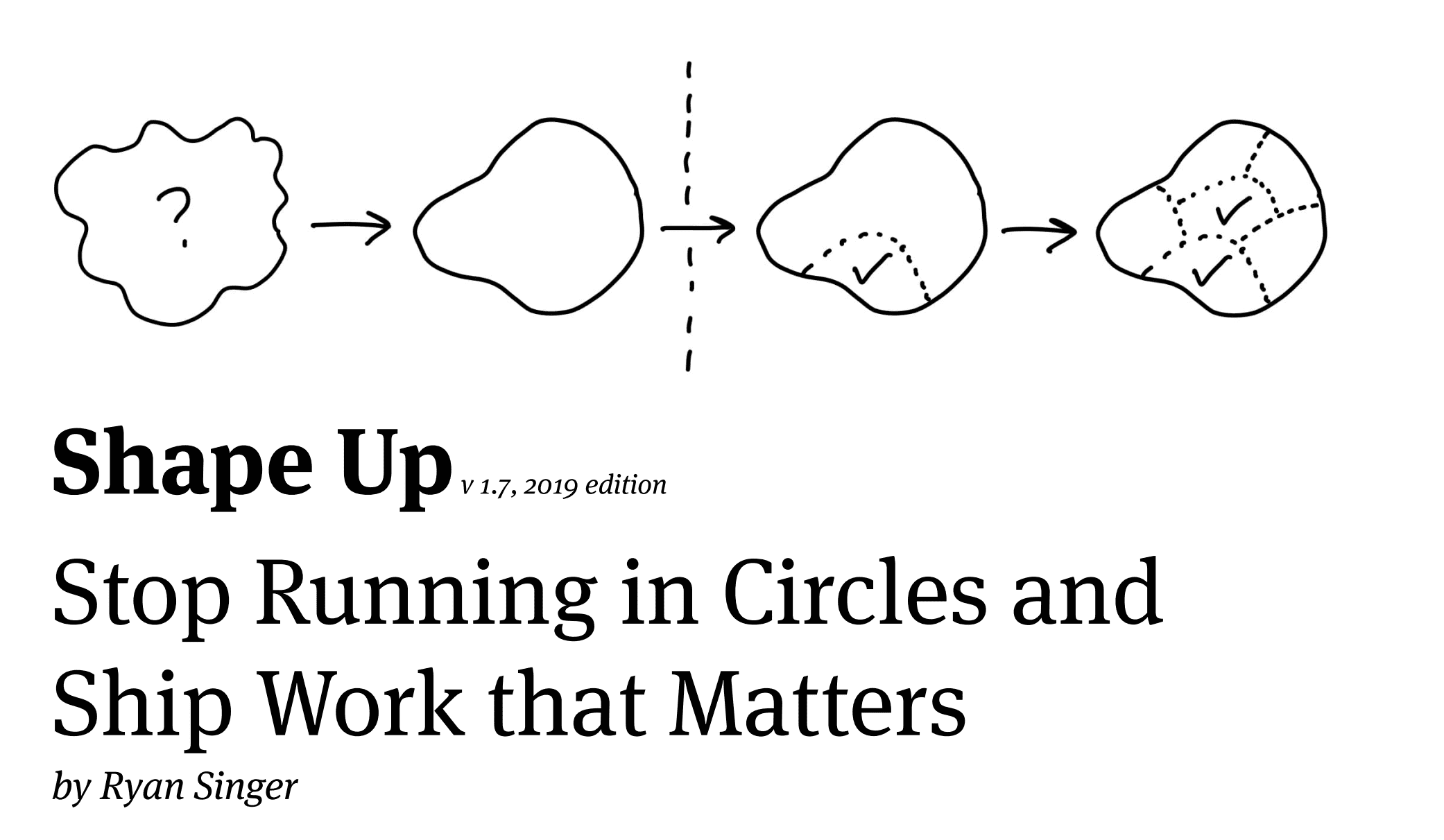 Shape Up: Stop Running in Circles and Ship Work that Matters